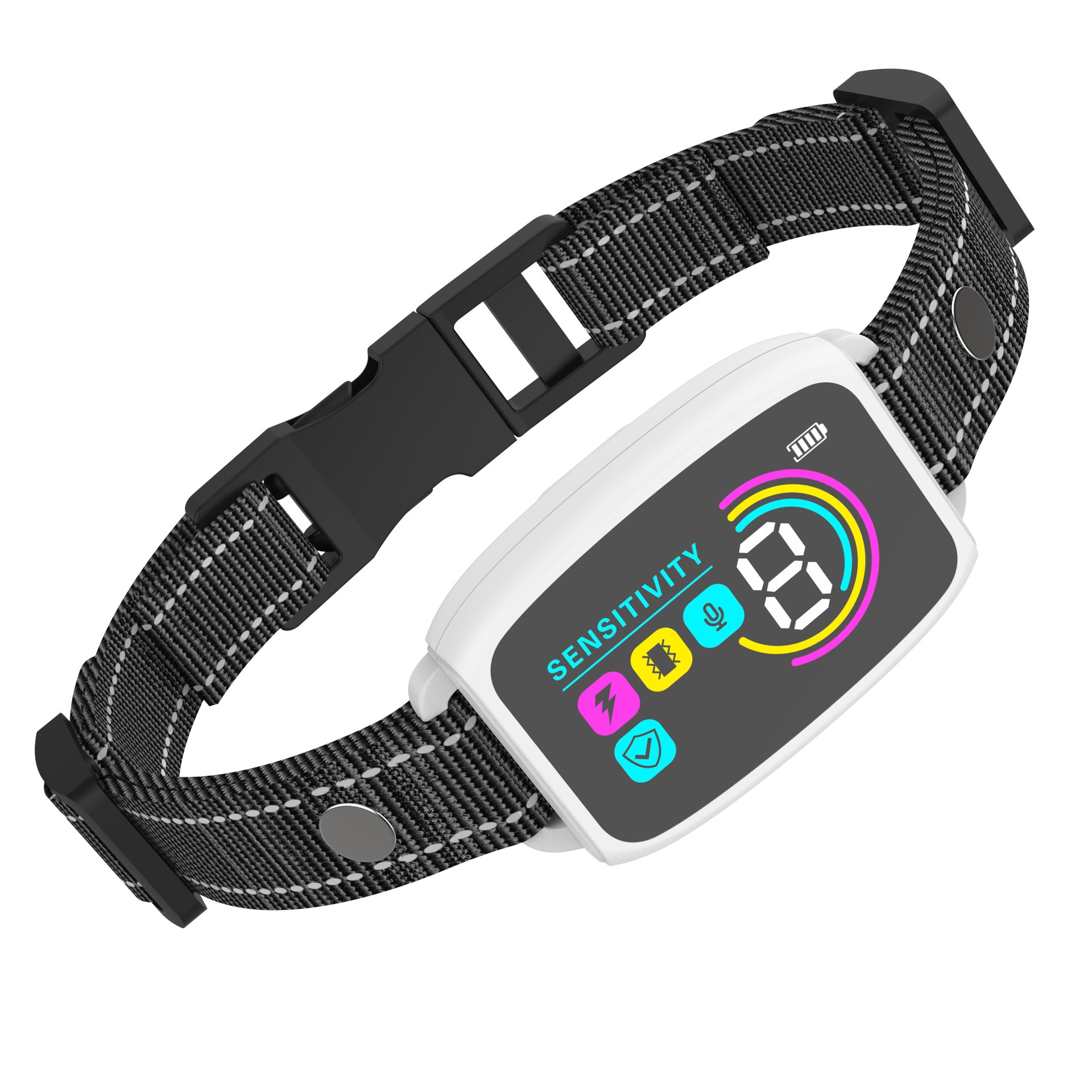 Smart Automatic Anti Barking Dog Collar – Rechargeable Waterproof Bark Control Collar with Digital Display
