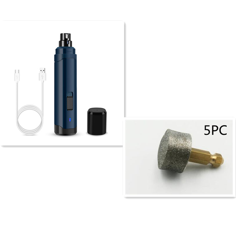Electric Pet Nail Grinder & Clipper – Safe Dog & Cat Nail Trimmer with Cleaning Function