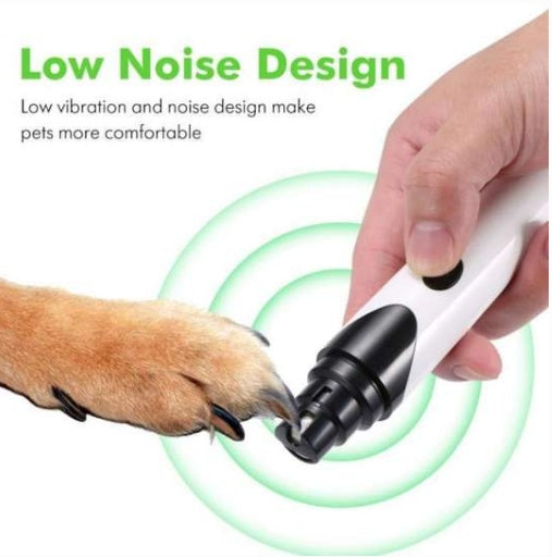 Electric Pet Nail Grinder & Clipper – Safe Dog & Cat Nail Trimmer with Cleaning Function