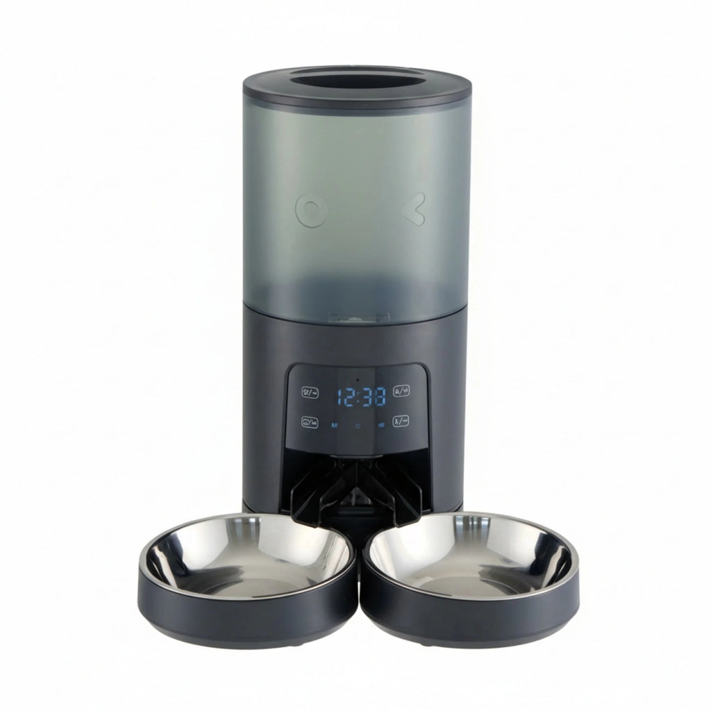 Automatic Feeder, 6-liter Intelligent Pet Food Dispenser, 304 Stainless Steel Bowl
