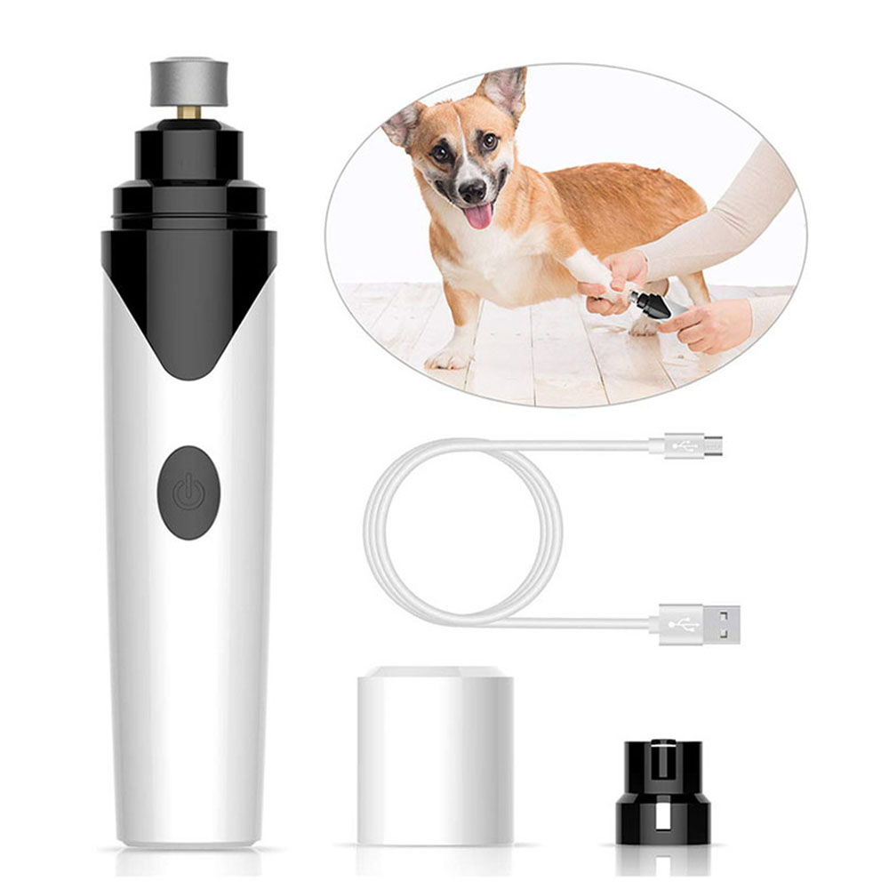 Electric Pet Nail Grinder & Clipper – Safe Dog & Cat Nail Trimmer with Cleaning Function
