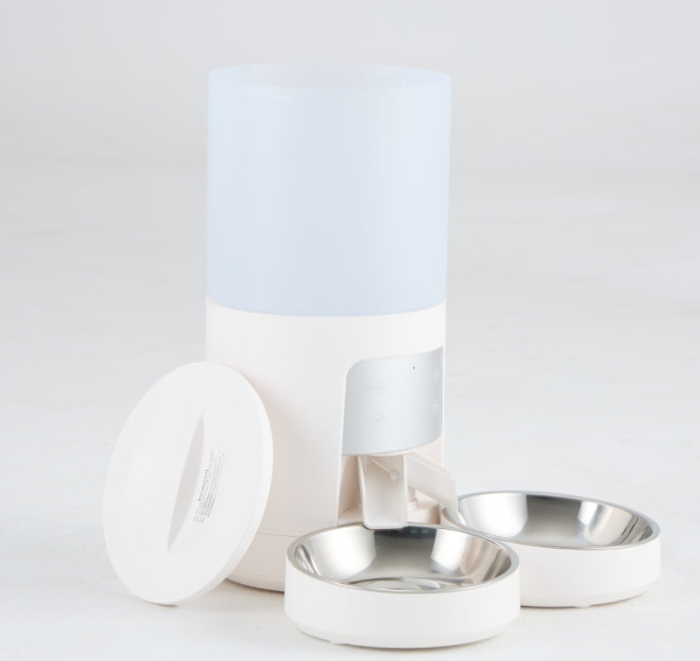 Automatic Feeder, 6-liter Intelligent Pet Food Dispenser, 304 Stainless Steel Bowl