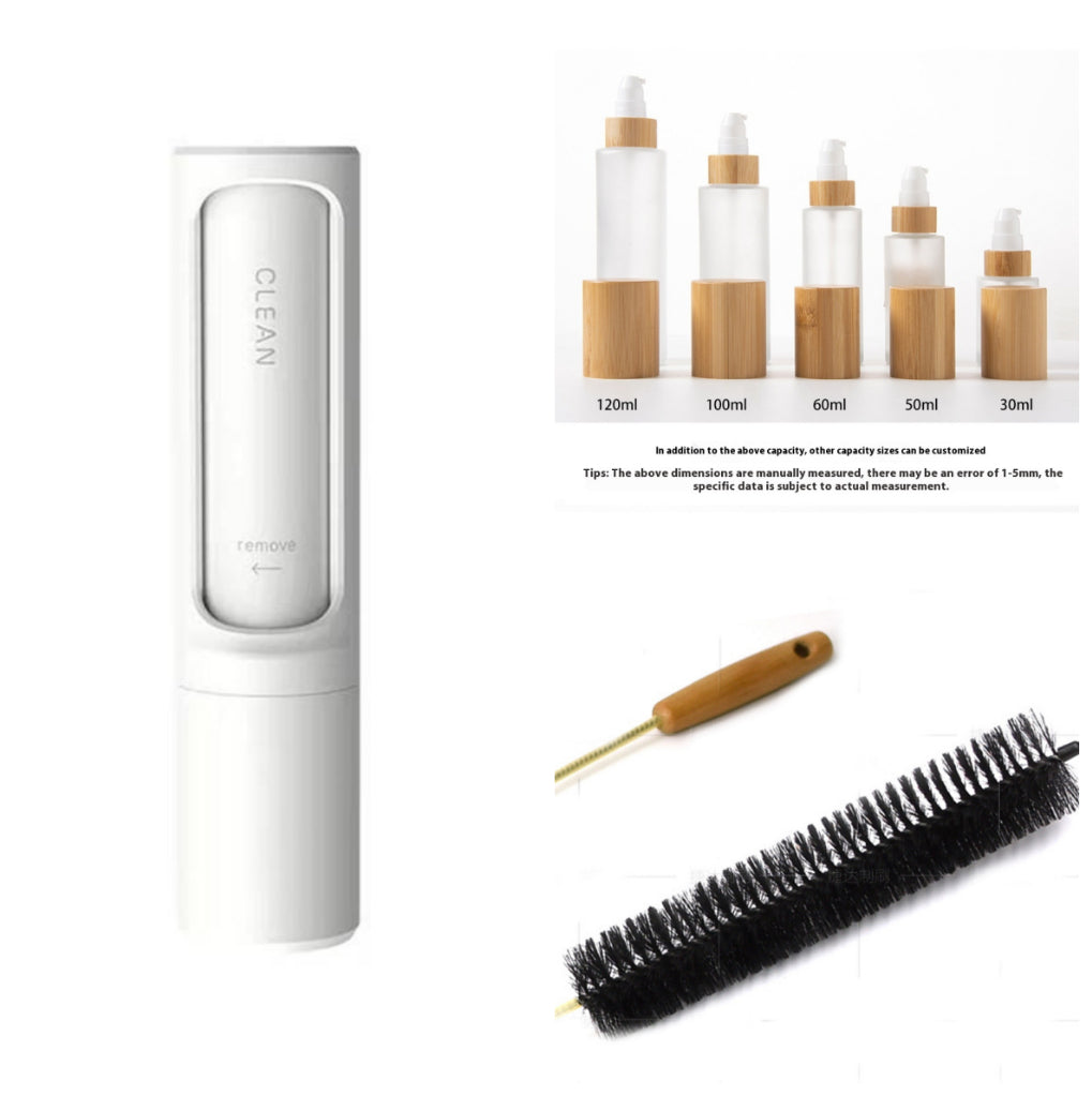 2-in-1 Reusable Pet Hair Remover Brush & Lint Roller – Self-Cleaning Fur Remover for Dog & Cat Hair