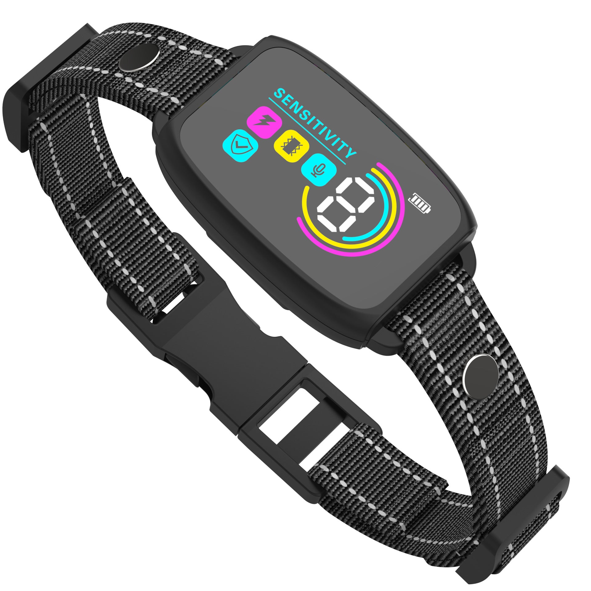 Smart Automatic Anti Barking Dog Collar – Rechargeable Waterproof Bark Control Collar with Digital Display
