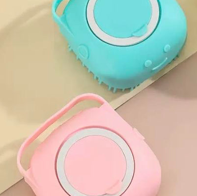 Silicone Dog Bath Massage Brush Gloves – Pet Grooming Shampoo Dispensing Bath Brush for Dogs & Cats Furrynote