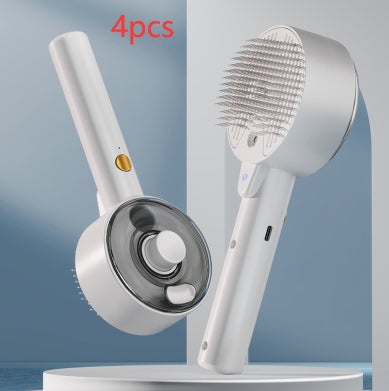 Self-Cleaning Pet Steam Brush – Dog & Cat Hair Remover Grooming Brush for Deshedding and Massage Furrynote