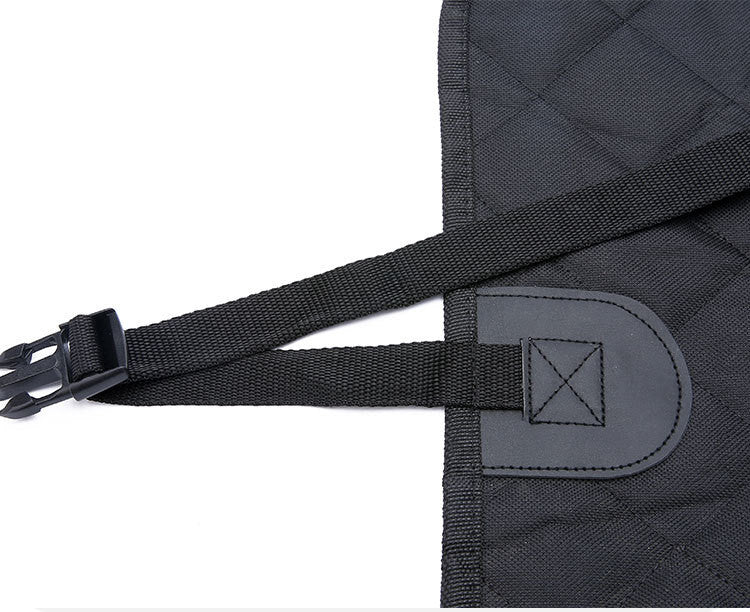 Dog Car Seat Cover Hammock with Mesh View – Waterproof Rear Seat Protector with Zipper & Storage Pocket Furrynote