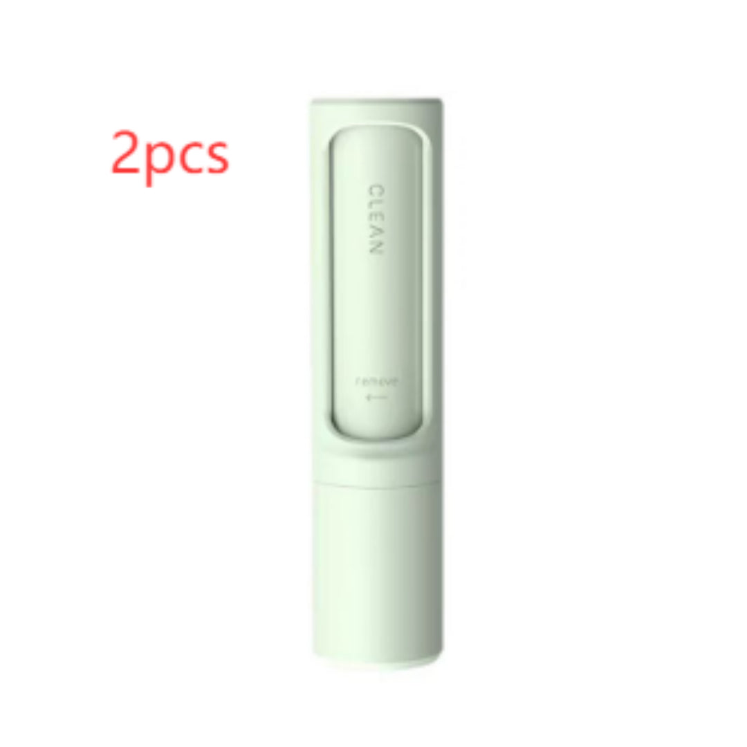 2-in-1 Reusable Pet Hair Remover Brush & Lint Roller – Self-Cleaning Fur Remover for Dog & Cat Hair