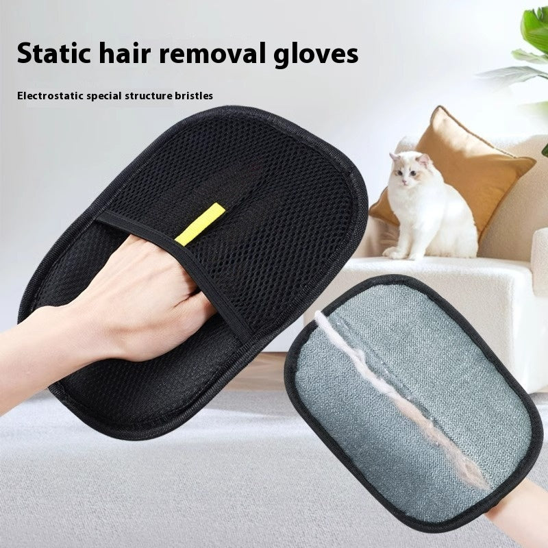 Pet Hair Remover Glove – Deshedding Grooming Mitt for Dogs, Cats & Rabbits with Long or Short Hair