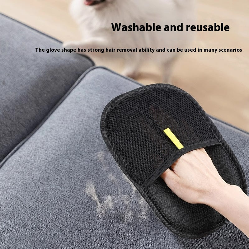 Pet Hair Remover Glove – Deshedding Grooming Mitt for Dogs, Cats & Rabbits with Long or Short Hair