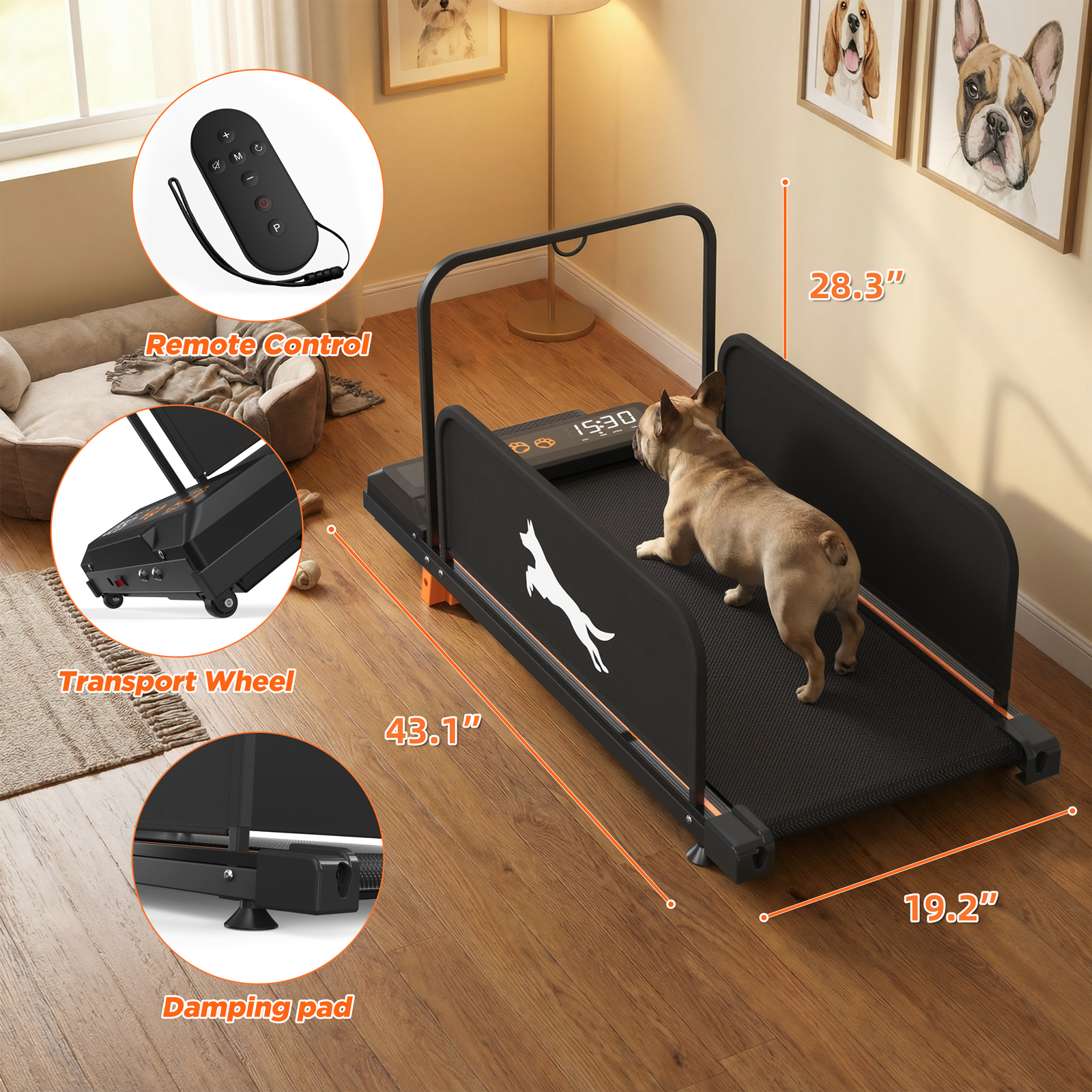Small Dog Treadmill 2026 Edition - High-Value, Low-Noise Pet Exercise Machine For Indoor Puppy Training, Portable Running Wheel