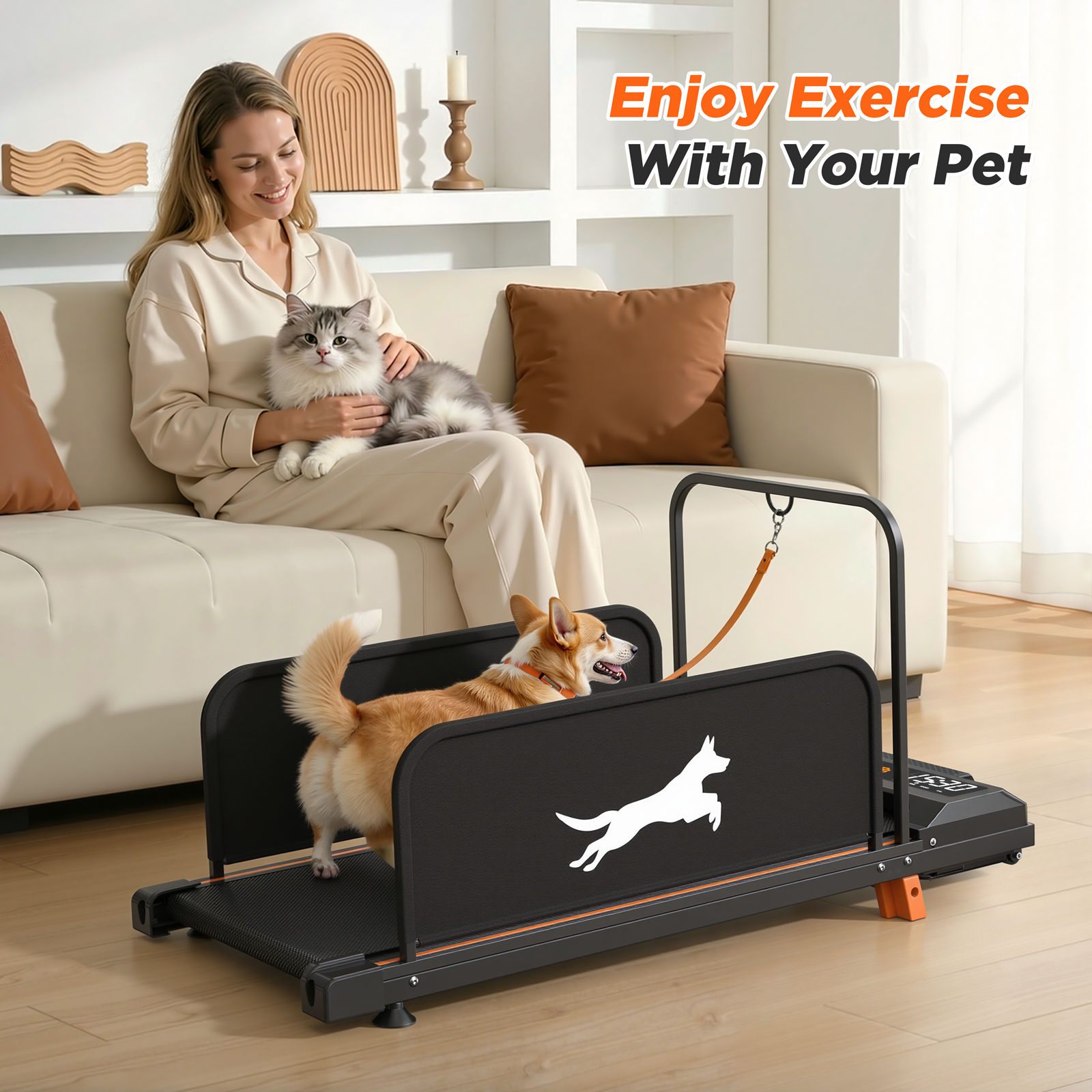 Small Dog Treadmill 2026 Edition - High-Value, Low-Noise Pet Exercise Machine For Indoor Puppy Training, Portable Running Wheel