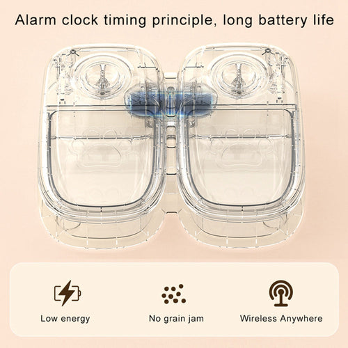 Automatic Pet Feeder Smart Food Dispenser with Timer & Stainless Steel Bowl for Cats and Dogs Furrynote