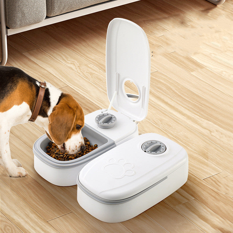 Automatic Pet Feeder Smart Food Dispenser with Timer & Stainless Steel Bowl for Cats and Dogs Furrynote